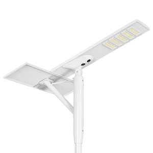ไฟถนน LED ออลอินวันประสิทธิภาพสูง พร้อมกล้อง 4G/Wi-Fi กันน้ำ IP65 แบตเตอรี่ LiFePO4 แผงโซลาร์เซลล์คู่ 40-75W 75x140 - Product Image 1