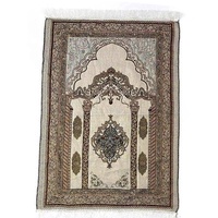 Tapis de prière musulman, tapis de prière en fleurs, couverture de voyage, musulman, 70x110cm, 1 pièce