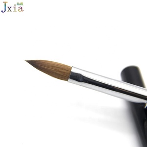 Suojiexia — brosse à <span class=keywords><strong>ongles</strong></span> acrylique avec poignée en métal, cristaux 12 # 100%, poils de Kolinsky, <span class=keywords><strong>pour</strong></span> le Nail Art, constructeur des extensions de <span class=keywords><strong>Gel</strong></span> <span class=keywords><strong>UV</strong></span> - Product Image 2
