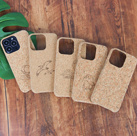 Pour écologique 11 12 14 15 pro max étui en bois téléphone portable liège iphone 13 couverture