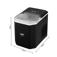 Machine à glaçons automatique RAF pour comptoir, glaçons pilés et à croquer, production efficace de 26 lb/24h, portable avec pelle