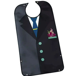 Waterproof Women Men Customized <strong>Funny</strong> Elderly <strong>Adult</strong> <strong>Bib</strong> Pattern Washable Patients Eating Feeding <strong>Bibs</strong> - Product Image 4