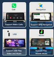 Radio Estéreo Multimedia con Pantalla Táctil Android Auto y Carplay Inalámbrico para BMW F10/F25/E60/E90/E84/E70/E83