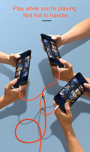 Cable de Carga Rápida 3 en 1 de 120W 6A, Cable USB Tipo-C Universal para Teléfono Celular, Longitud de 1.2m - Product Image 4