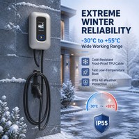 Station de recharge murale pour véhicules électriques AC 7/11/22kW OCPP1.6 Type 2 16A IP55, normes CE, produit neuf