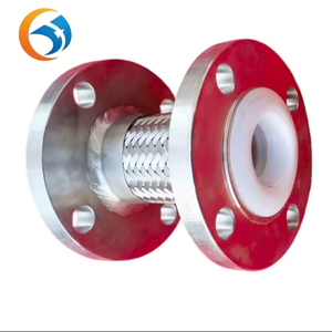 Tuyau hydraulique tressé en <span class=keywords><strong>acier</strong></span> inoxydable 304 doublé <span class=keywords><strong>de</strong></span> PTFE résistant à <span class=keywords><strong>la</strong></span> corrosion <span class=keywords><strong>avec</strong></span> raccord à bride haute pression à prix réduit - Product Image 1