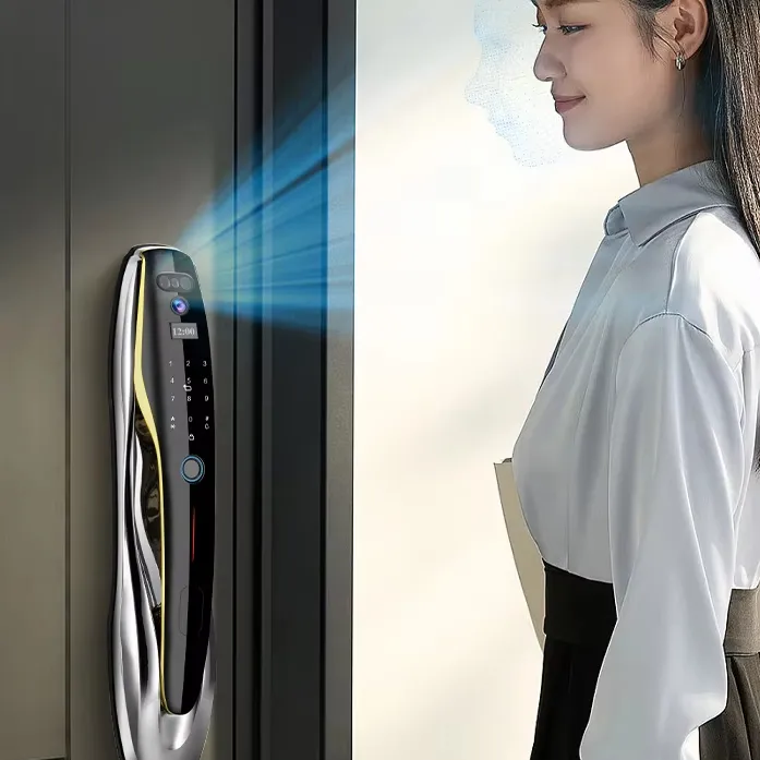 Enrique Tuya Real-Time Intercom Wifi Intelligent Door Lock with 3D Face ...