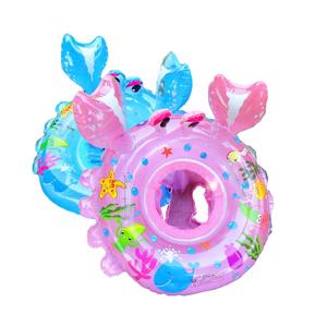 Flotador de <span class=keywords><strong>Piscina</strong></span> Inflable de PVC de Alta Calidad, Asiento Flotante con Forma de Cangrejo, Anillo de Natación para Niños - Product Image 2