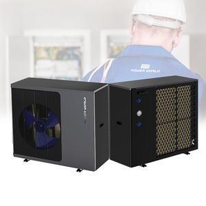 Power World high copd r290 pompe à chaleur 11kw EVI mono lock DC onduleur conduit source d'air pompe à chaleur - Product Image 6