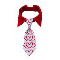 JXANRY Noeud papillon pour chat de compagnie pour la Saint-Valentin, costume, écharpe, collier, style simple, noeud papillon en forme de cœur, accessoire pour chien, polyester, écologique