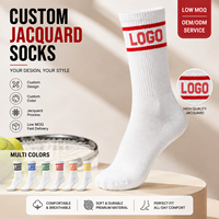 Chaussettes de sport pour hommes et femmes, logo personnalisé, fabrication professionnelle, haute qualité, faible MOQ