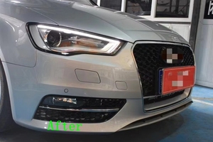 Copertura Fendinebbia Stile RS per <span class=keywords><strong>Audi</strong></span> <span class=keywords><strong>A3</strong></span>, Aggiornamento a RS3, Parti Auto in Plastica, 2013-2015 - Product Image 6