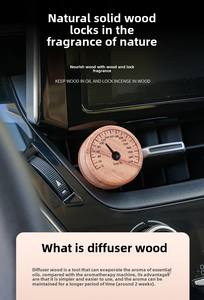 Difusor <span class=keywords><strong>de</strong></span> salida <span class=keywords><strong>de</strong></span> aire <span class=keywords><strong>de</strong></span> coche <span class=keywords><strong>de</strong></span> madera Velas y accesorios <span class=keywords><strong>de</strong></span> fragancia - Product Image 5