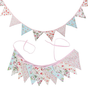 <span class=keywords><strong>Banderines</strong></span> triangulares DAMAI de 3,2 M, 12 Uds., banderas de tela de algodón, guirnaldas de <span class=keywords><strong>banderines</strong></span> para fiesta de cumpleaños, boda, Baby Shower, fiesta de té - Product Image 6