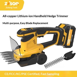 Taille-<span class=keywords><strong>haie</strong></span> électrique portatif, coupe-<span class=keywords><strong>haie</strong></span> domestique multifonctionnel, sécateur <span class=keywords><strong>de</strong></span> jardin haute puissance, double lame détachable pour la taille - Product Image 5