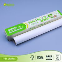 Rouleau de papier cuisson haute densité, imperméable, doublement enduit, écologique, biodégradable, alimentaire et résistant à la chaleur pour la cuisson et la grillade en cuisine