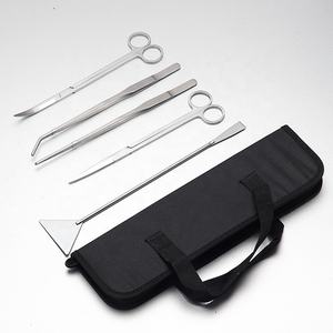 Ensemble de ciseaux et de pinces en acier inoxydable pour l'entretien des aquariums, 5 pièces - Product Image 4
