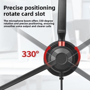 Auriculares Intrauditivos con Cable USB Transfronterizos con Micrófono para <span class=keywords><strong>Call</strong></span> <span class=keywords><strong>Center</strong></span>, Servicio al Cliente, Aprendizaje y <span class=keywords><strong>Telemarketing</strong></span> - Product Image 4