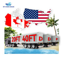 Ever Ocean Local 40Ft Conteneur Ddu Ddp Service Transporteur Toronto Agent de transport international de la Chine vers les États-Unis et le Canada