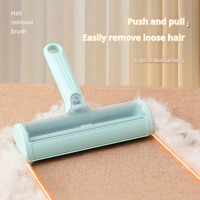 Brosse à poils d'animaux personnalisable avec logo, auto-nettoyante et réutilisable, pour chiens et chats, rouleau à poils
