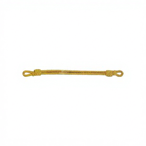 Cordón de Macramé Trenzado de 3 Hilos con Acabado Recubierto, Clásico para Uso en Prendas Ceremoniales, Personalizable, Alta Tenacidad - Product Image 1