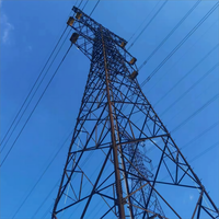Tour d'angle en acier de ligne de transmission de puissance 400kv Fabricant de tour d'énergie électrique en Chine