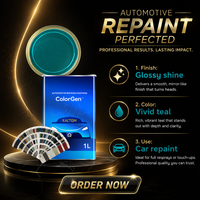 Peinture automobile pour retouche, acrylique solide 1K, teinte résistante, peinture de retouche automobile