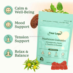 Integratore Naturale OEM in Caramelle Gommose ai Funghi per Alleviare lo Stress e Migliorare l'Umore, Senza Zucchero, Senza Glutine, Adatto ai Vegani - Product Image 2