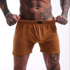 Calzoncillos Bóxer de Algodón Color Mostaza para Hombre, Transpirables, Suaves, Cómodos, con Cintura Elástica, Varias Tallas - Product Image 1