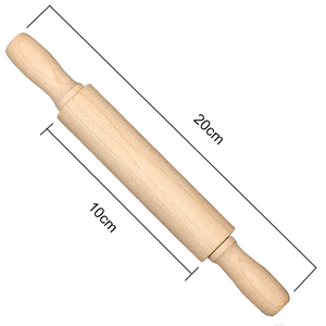 Vente en gros Mini rouleau à pâtisserie en bois pour enfants Jouet ustensiles de cuisson Mini rouleau à pâte - Product Image 2