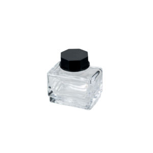 Offre Spéciale 15ml Mini Bouteille En Verre Noir Pompe Mat Rectangle Plat Carré Stylo <span class=keywords><strong>Encre</strong></span> Emballé Séparément 20ml Version Bouchon À Vis - Product Image 2
