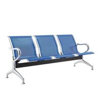 Chaise d'attente d'aéroport bon marché adaptée à l'hôpital chaise d'attente de rangée publique de gare routière de gare ferroviaire à grande vitesse