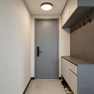 ประตูไม้กันเสียง <span class=keywords><strong>Binbin</strong></span> Minimalist Apartment ระดับ 46dB ลดเสียงรบกวน ผลิตจากไม้เนื้อแข็งเคลือบสี  ปรับแต่งได้สำหรับบ้านพักอาศัย - Product Image 3