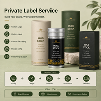 Layanan ODM Lilin Rambut Alami Berbahan Dasar Tumbuhan Formula Khusus Label Pribadi Daya Tahan Kuat Anti-Kusut untuk Merek Wig