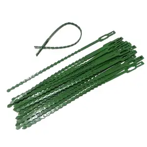 Cable de Plástico Multiusos para Atar Vid de Árbol Verde, Alambre de Espina de Pescado de Jardín, Modelo de Molde, 23cm, 30 Unidades