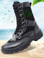 Bottes tactiques montantes légères et respirantes, antidérapantes, avec boucle en alliage, pour hommes, idéales pour la randonnée, le camping et le cyclisme en extérieur