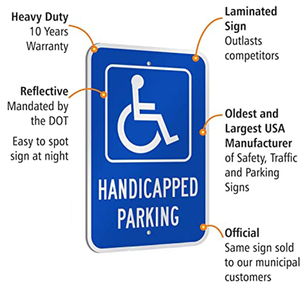 <span class=keywords><strong>Señal</strong></span> inteligente de aluminio reflectante de grado Ingeniero de tamaño personalizado <span class=keywords><strong>señal</strong></span> de estacionamiento para <span class=keywords><strong>discapacitados</strong></span> <span class=keywords><strong>señal</strong></span> de tráfico de seguridad vial - Product Image 3