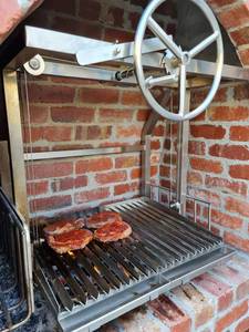 Parrillas <span class=keywords><strong>Gaucho</strong></span> Santamaria/Argentina - Parrilla Moderna de Acero Inoxidable con Carro Móvil, Encendido Piezoeléctrico y Alta Presión para un <span class=keywords><strong>BBQ</strong></span> Seguro - Product Image 2