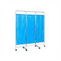 Paravent médical pliable sur mesure en acier inoxydable 201, 3/4/5/6 panneaux, avec roulettes, rideau, hauteur 1,8 m, pour hôpital/clinique