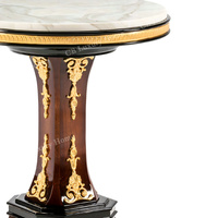 Luxuriöser Neoklassischer Stil Massivholz Beistelltisch und Endtische für Wohnzimmer-Set - Foshan Fabrik Großhandel