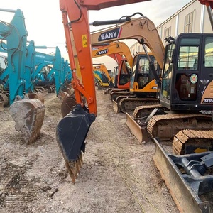 Excavadora de cadenas Doosan DX75 usada de 7.5 toneladas, excavadora pequeña con motor Doosan D34, sistema hidráulico original, excavadora Doosan de segunda mano - Product Image 4