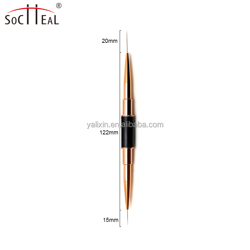 Pincel para uñas con revestimiento de 15 mm y 20 mm