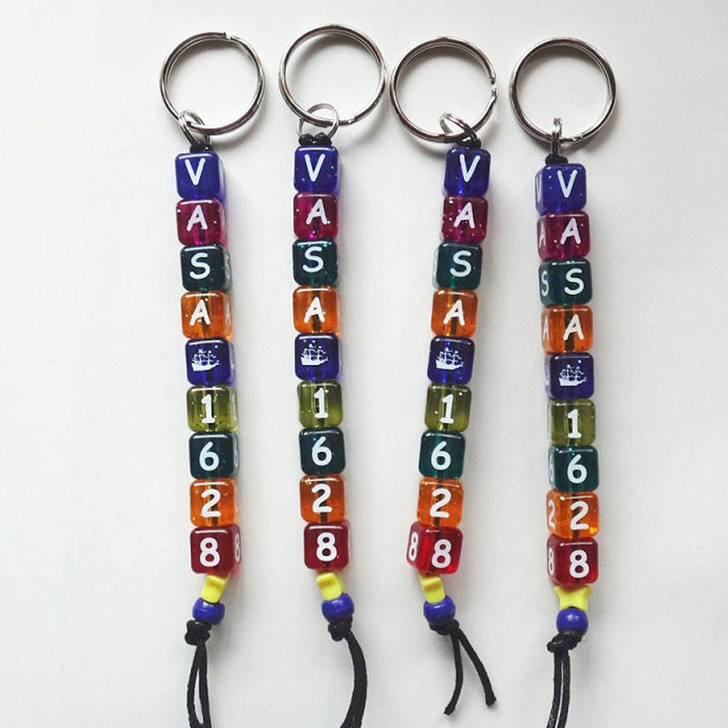 Beads Cubici In Acrilico Colorati Con Lettere Alfabeto 100 Pezzi 6mm - Foto 11