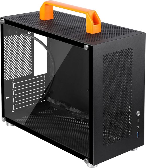 MATX Mid Tower Gaming PC Case Handle SFF Small Computer Chassis 1.2mm Steels Material for Micro ATX Mini ITX Motherboard Stock