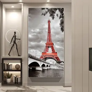 Frankreich Eiffelturm Moderne Architektur Landschaft Poster Druck Bilder Wohnkultur Luxus Leinwand Wand kunst Malerei