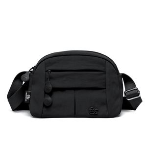 Nouveau sac bandoulière simple et léger pour femme en nylon, fermeture éclair, sangle unique, doublure en polyester résistante à l'eau - Product Image 2