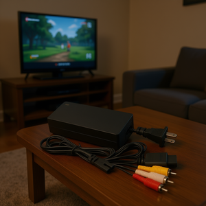 Adaptador de Corriente para Nintendo GameCube y Paquete de Cable A/V para Tomas de Corriente de EE. UU., Incluye Cables de Conexión de Audio y Video, Oficial - Product Image 2