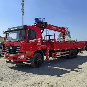 รถเครนไฮดรอลิกติดตั้งบนรถบรรทุก Dongfeng 6X4 แบบสั่งทำพิเศษ แข็งแรงทนทาน สำหรับงานก่อสร้างสะพานและการขนส่งอุปกรณ์ - Product Image 2