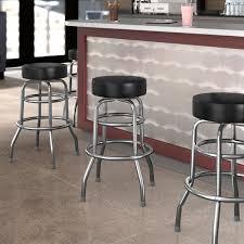 <span class=keywords><strong>Tabouret</strong></span> de bar pivotant moderne de haute qualité en chrome à double anneau avec siège en cuir durable, couleur et logo personnalisés pour cuisine, bar, café - Product Image 5