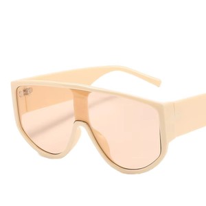 Popular Conjoined <b>Large</b> <b>Frame</b> Sunglasses Fashionable Retro High End Sunglasses Uv Resistant - Product Image 6